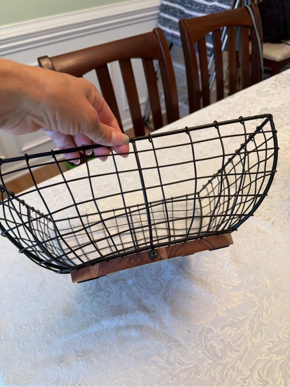 Wired Basket and Napkin holder Bundle